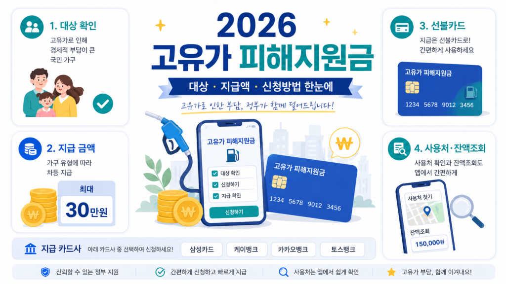 2026 고유가 피해지원금