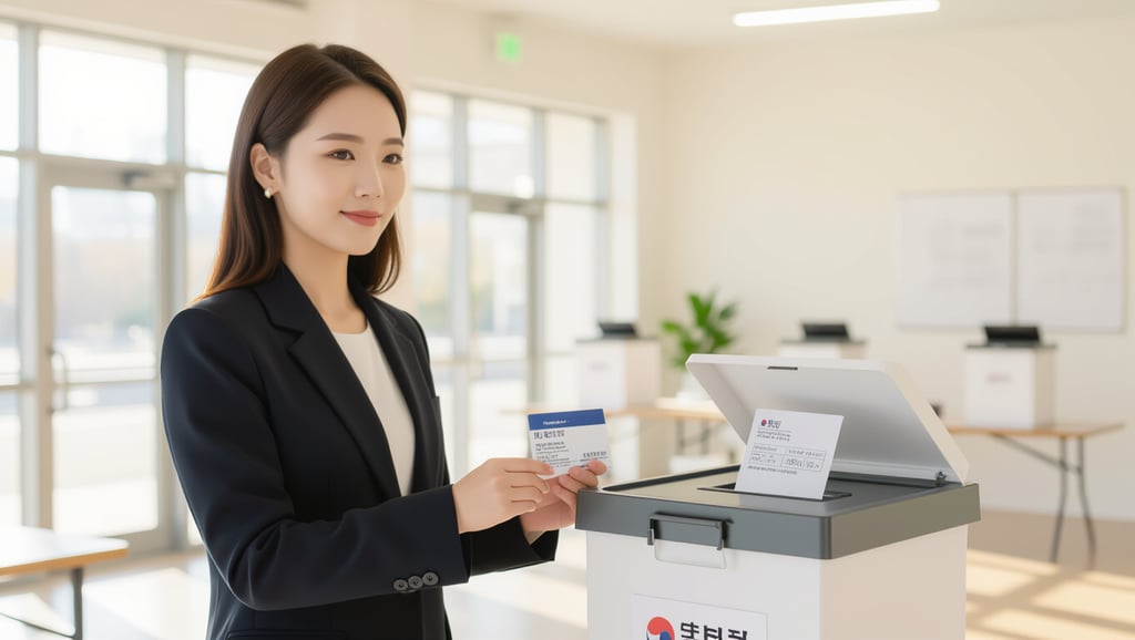 ✅ 사전투표 절차 및 유의사항