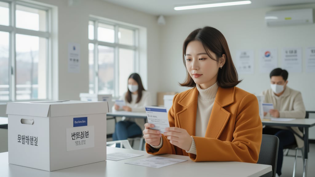 🗳️ 투표 절차: 도착부터 완료까지!