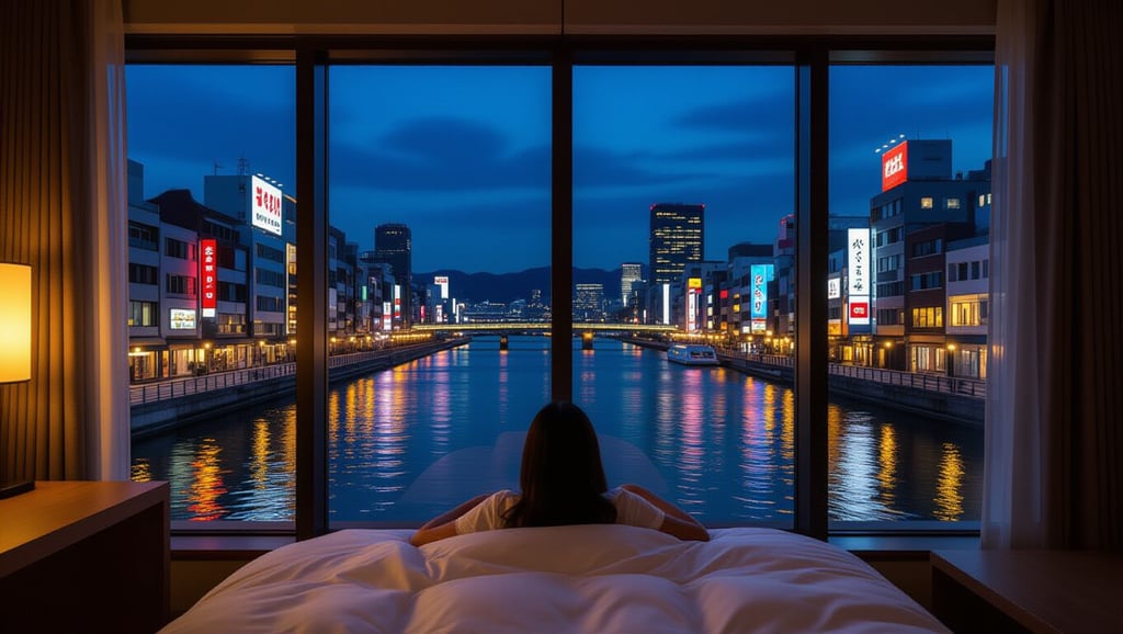 🌙 나카스 인근, 밤을 즐기는 가성비 숙소
